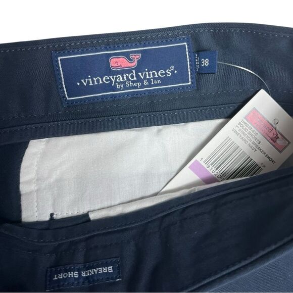 Vineyard Vines 7” Stretch Breaker Shorts Navy Blue Men’s Size 38 NWT - Picture 6 of 7